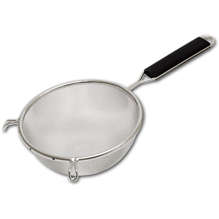 4&frac34" Strainer, Fine Mesh, Plastic Handle