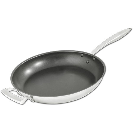 12" Deluxe Frying Pan, Helper Handle  (Non-Stick)