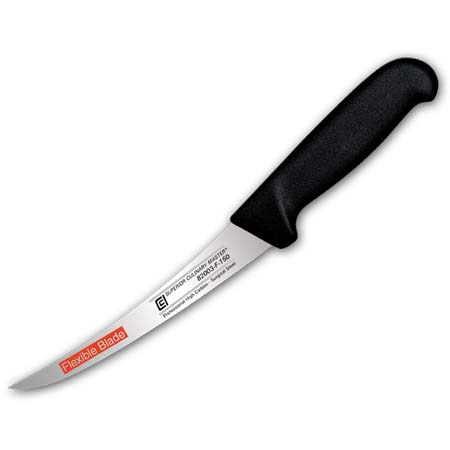 6" Boning Knife - Curved, Flexible Blade, 18mm Wide