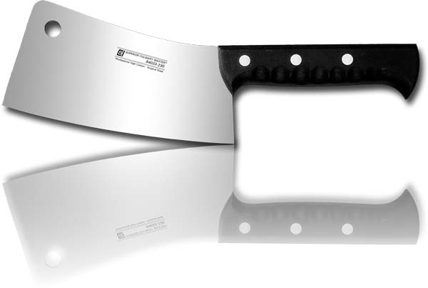 9" Cleaver - Rivet, Poly Handle, 2.57 lbs.