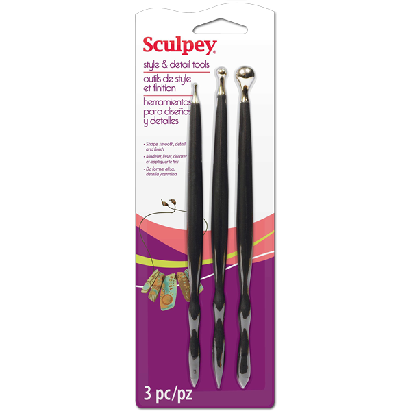 3 Piece Style & Detail Tool Set