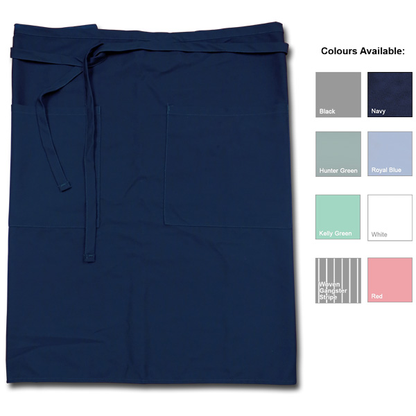 Bistro Apron, Navy Blue 