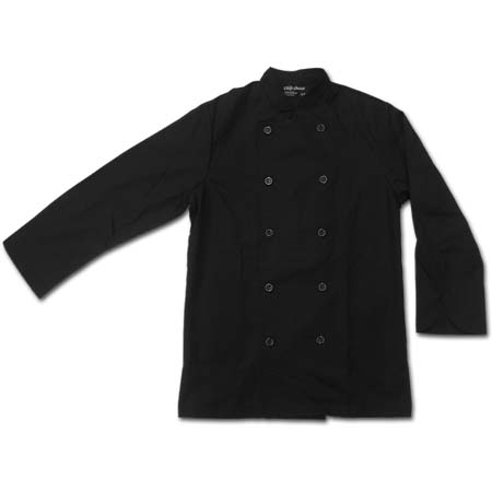 Chef Jacket with Buttons, 65% Polyester/35% Cotton