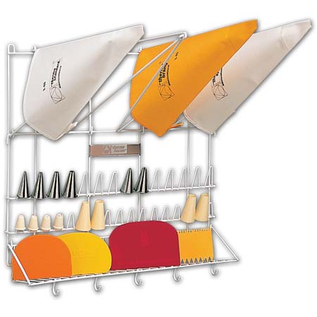 Wall Rack -Storing/drying, White Plastic