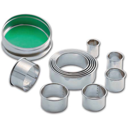 11 Pc. Plain Round Cutter Set